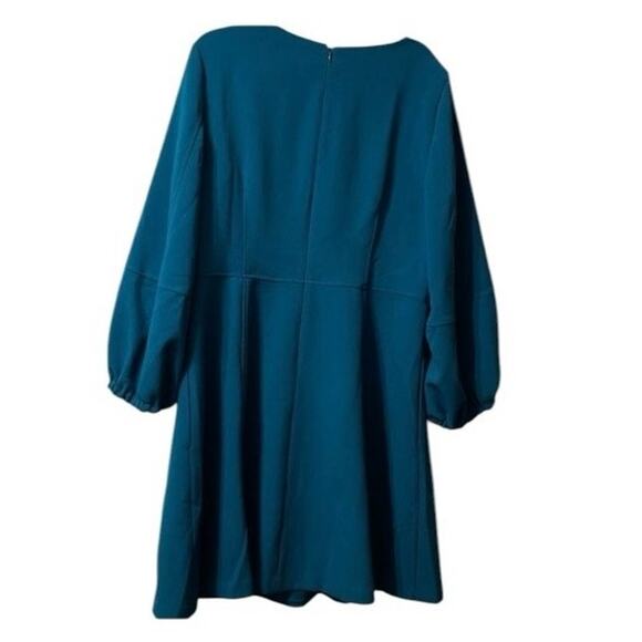Eliza J Blue Long Sleeve Mini Dress Size 18 New - Picture 6 of 7